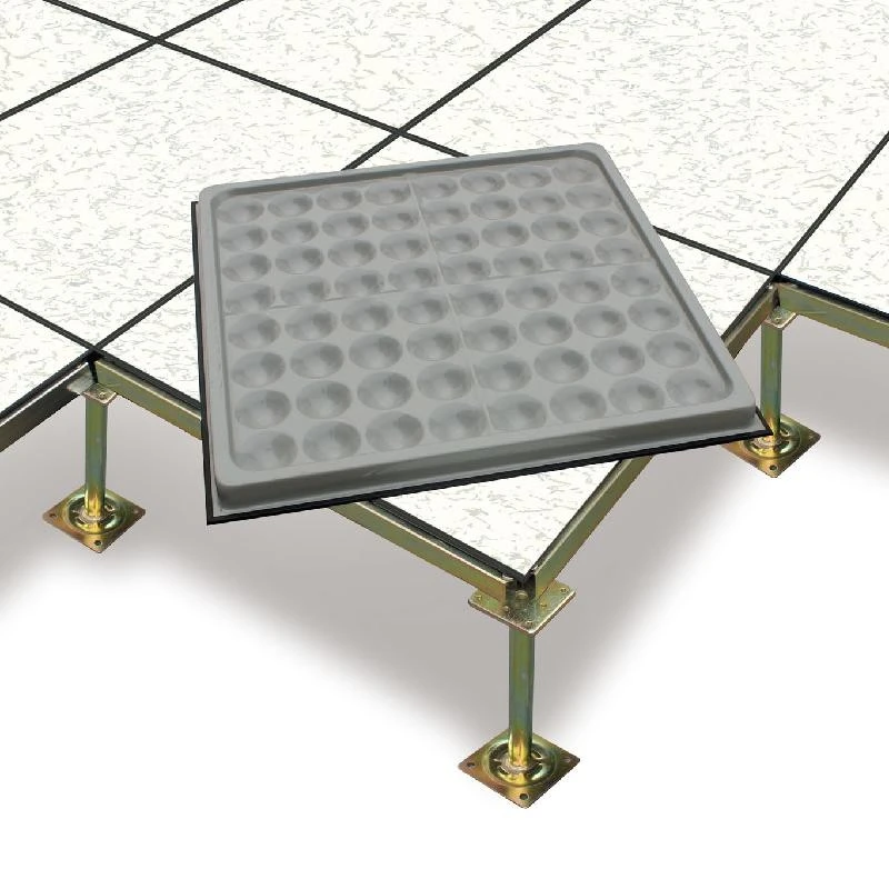 modular antistatic steel raised acess flooring